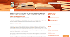 Desktop Screenshot of furthereducationennis.com
